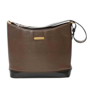 Burberry Leather Hobo Shoulder Bag